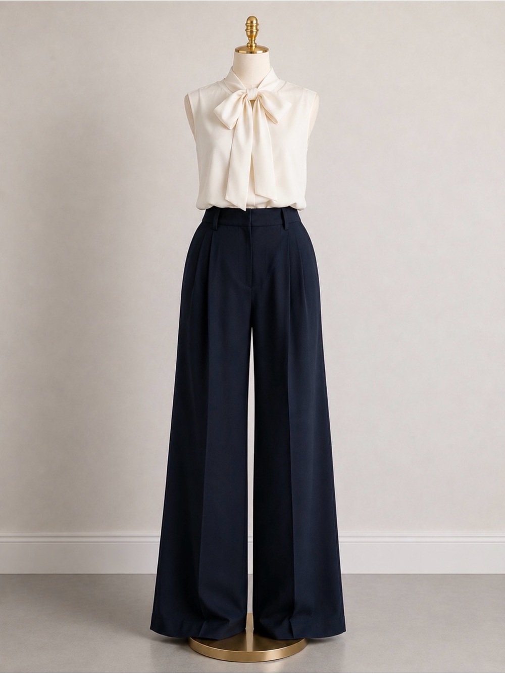 Navy Blue Wide Leg Pants!